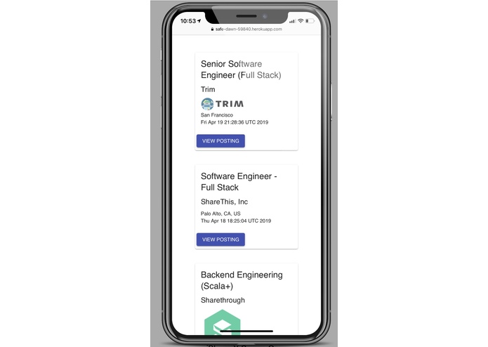 Jobscrybe – screenshot 2