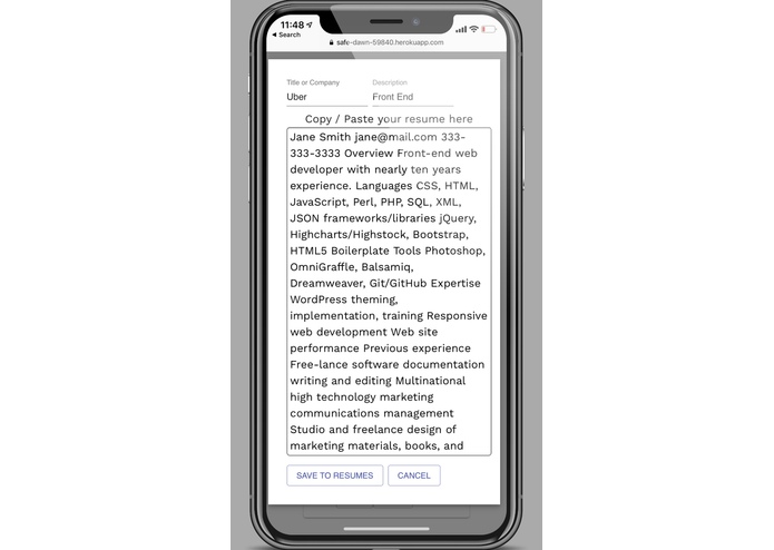Jobscrybe – screenshot 5