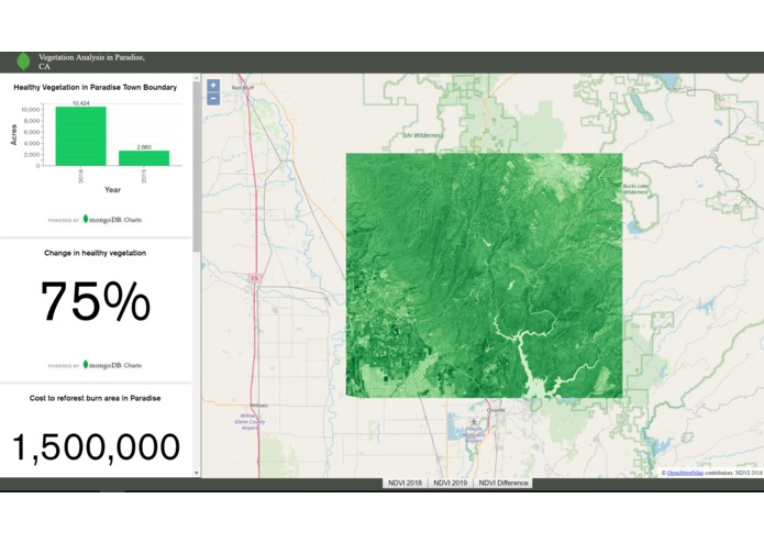 Analyzing the Camp Fire in Paradise, CA – screenshot 1