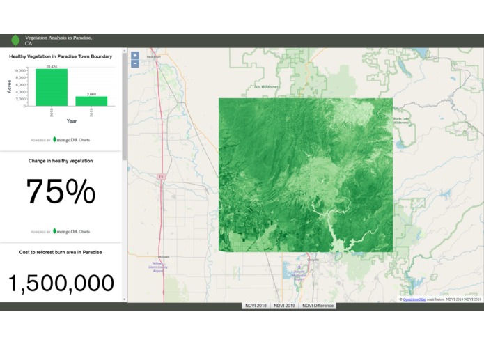 Analyzing the Camp Fire in Paradise, CA – screenshot 2