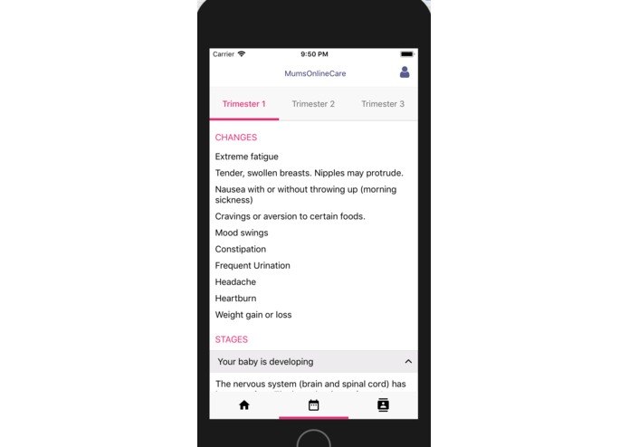 MumsOnlineCare – screenshot 3