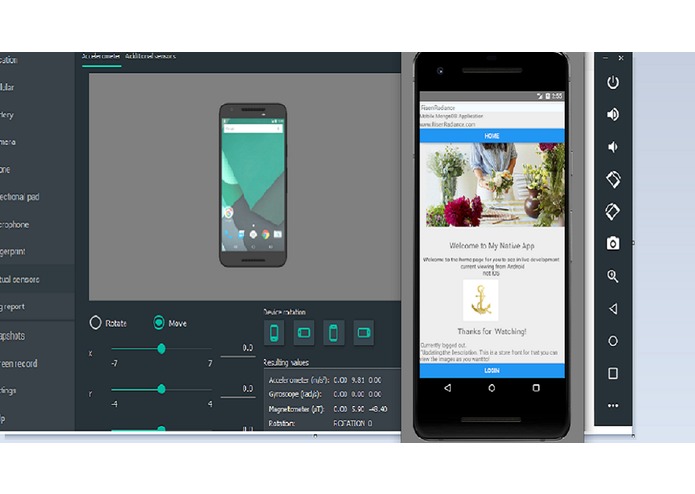 Risen Radiance Mobile Application – screenshot 1