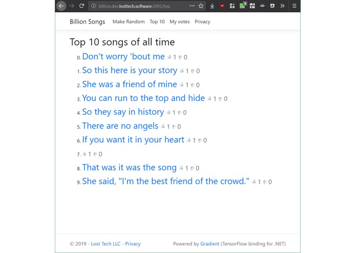 Billion Songs – screenshot 2