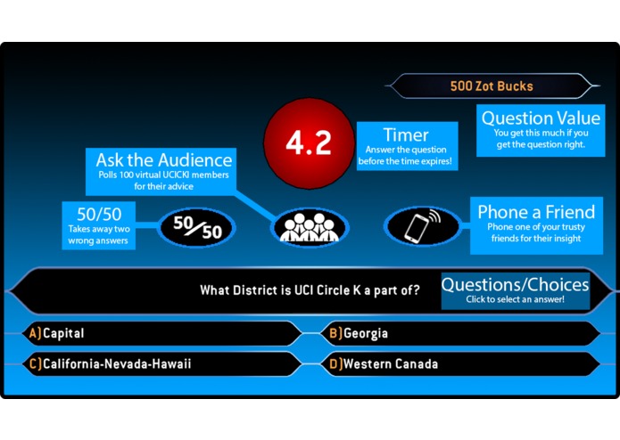 Millionaire: UCI Circle K Edition | Devpost
