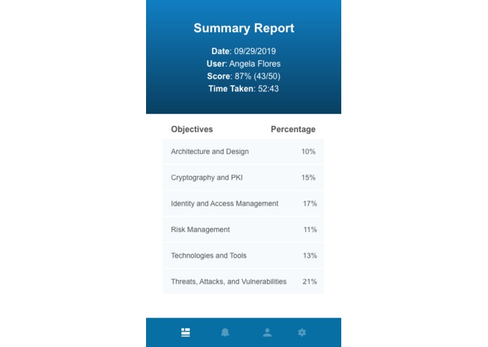 Prototype - Exam Practice App - DoD Measure Up – screenshot 7