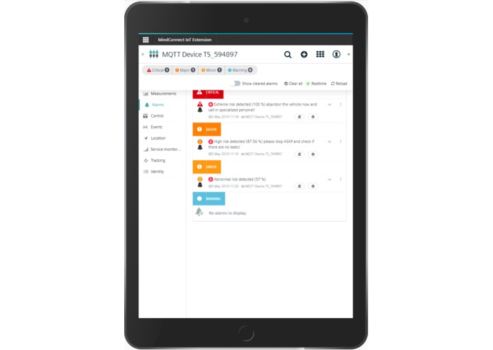 Digital Twin of the Hydrogen Tank – screenshot 1