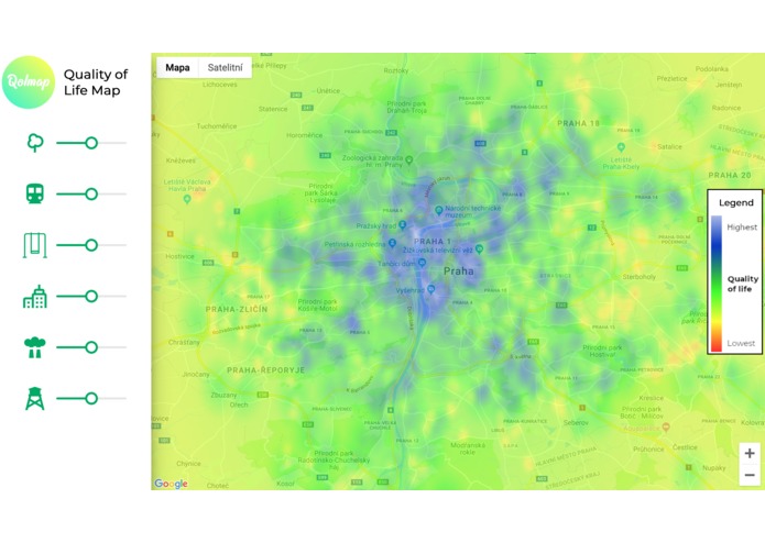 QOLmap – screenshot 1