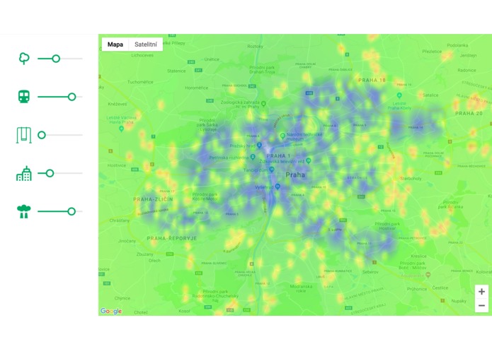 QOLmap – screenshot 2
