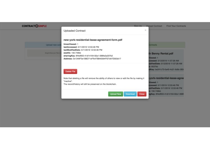 ContractSimple: A Real Estate contract management platform. – screenshot 4
