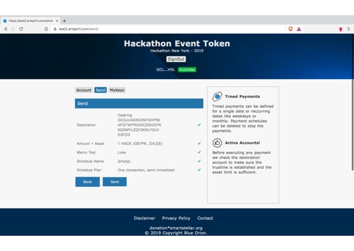 Pop-up Token Ecosystem, a Branded payment system – screenshot 6