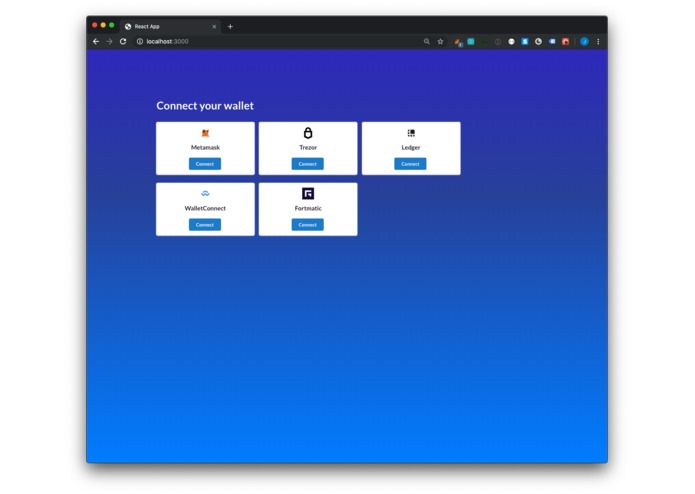 DeFiFront – screenshot 1