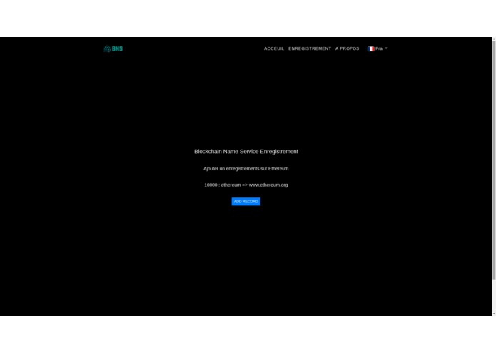 Blockchain Name Service – screenshot 7