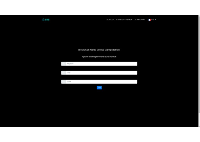 Blockchain Name Service – screenshot 3