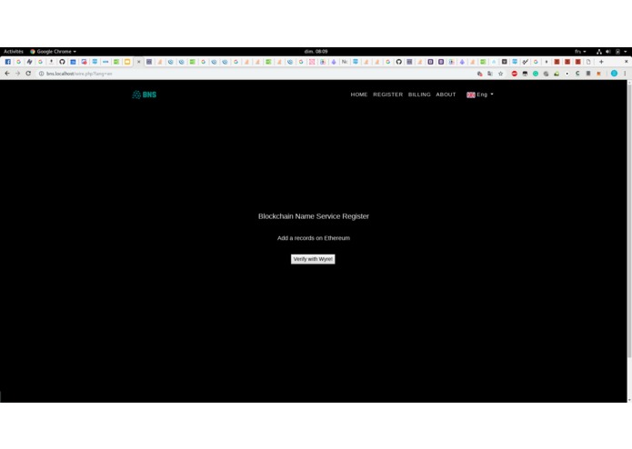 Blockchain Name Service – screenshot 8