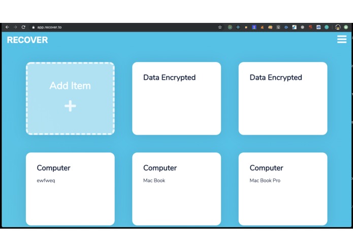 Recover · Lost & Found service – screenshot 5
