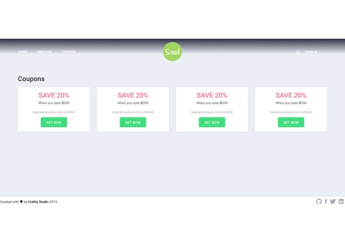 dApp Donation System (Sceed) – screenshot 5