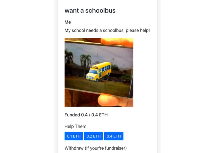 IDonate – screenshot 1
