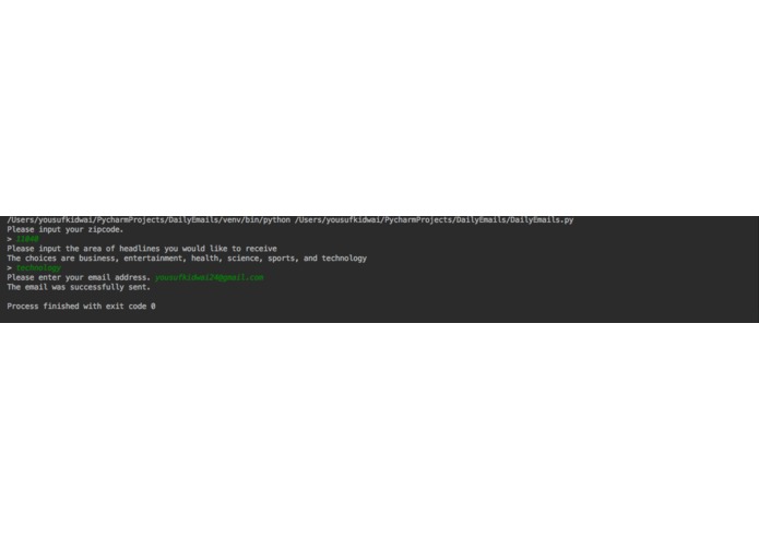 DailyEmails – screenshot 1