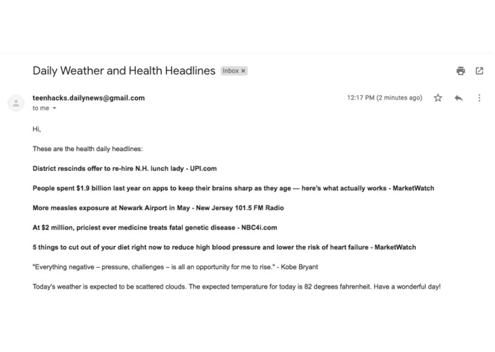 DailyEmails – screenshot 4