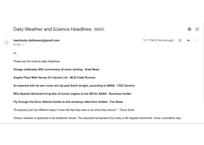 DailyEmails – screenshot 5