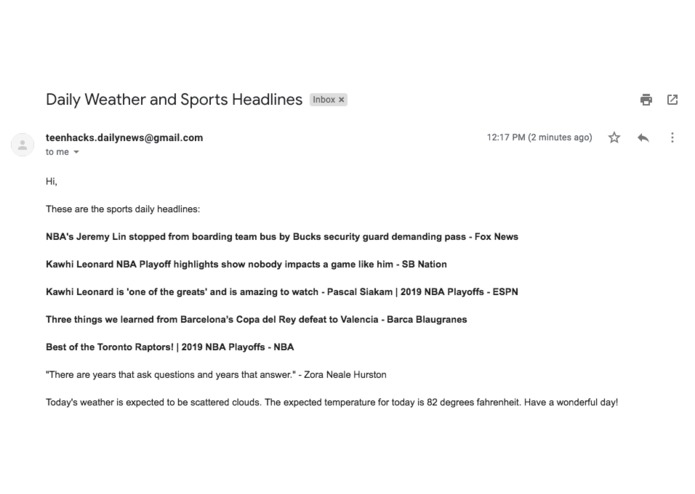 DailyEmails – screenshot 6