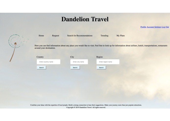 Dandelion Travel – screenshot 2