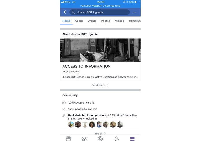 JUSTICE BOT UGANDA – screenshot 1
