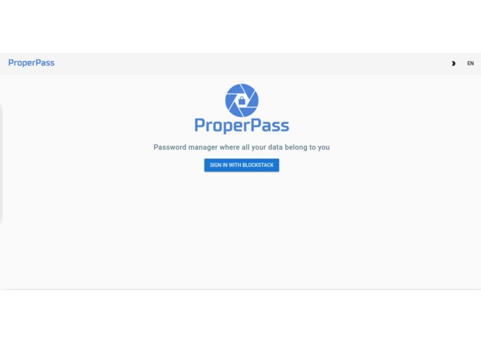 ProperPass – screenshot 1