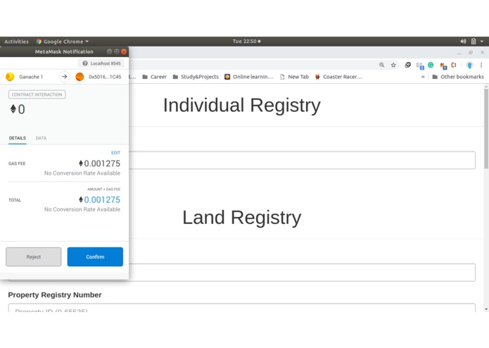 Registration and transfer management of property or vehicle – screenshot 6