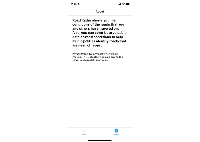 Road Radar – screenshot 1