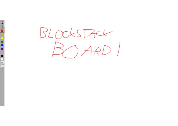 Blockstack Whiteboard – screenshot 1