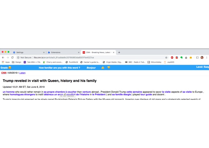 Bienvenue – screenshot 1