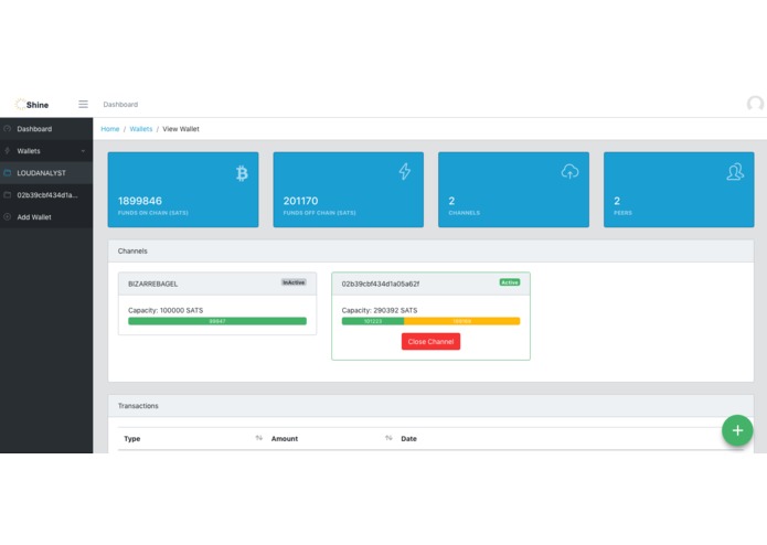 Shine Wallet – screenshot 1
