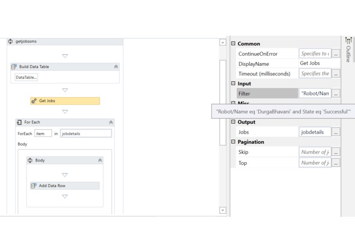 Get_Job_Status_SMS – screenshot 1