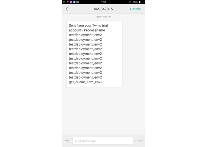 Get_Job_Status_SMS – screenshot 6