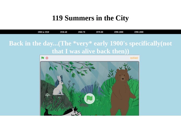 119 Years of Summer in the City – screenshot 2