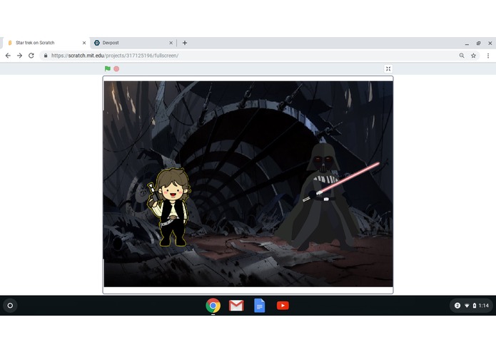 scratch basketball and star wars games – screenshot 1