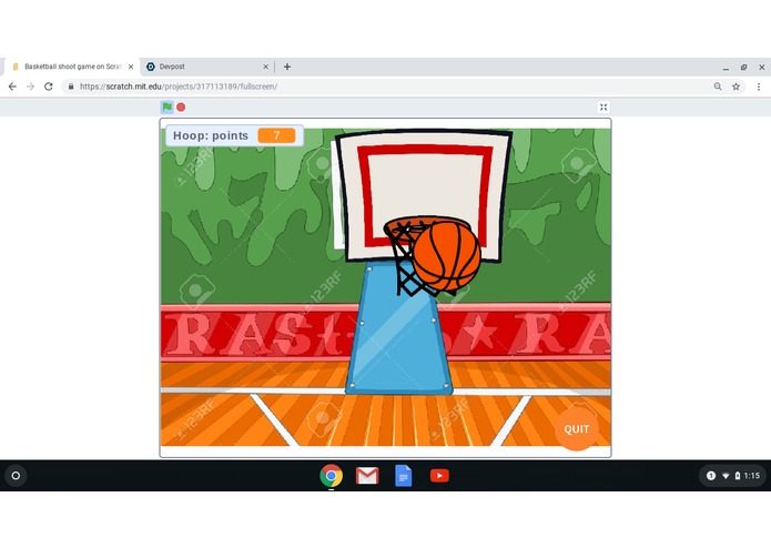 scratch basketball and star wars games – screenshot 2
