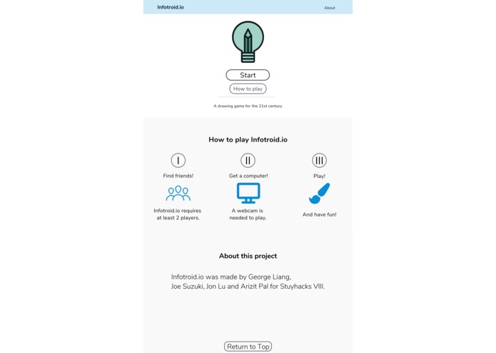 Infotroid.io – screenshot 1