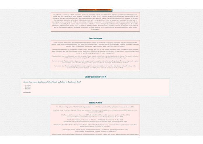 Solutions to the Rubbish Problem – screenshot 2