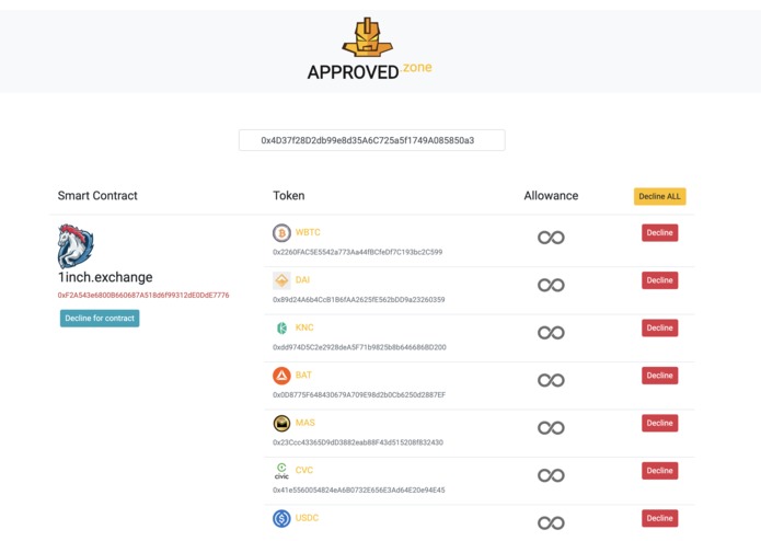 Approved.zone – screenshot 2