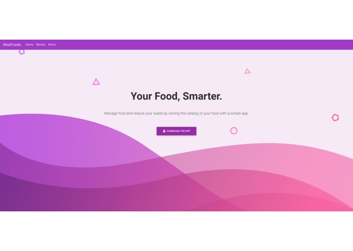 WiseFoods – screenshot 2