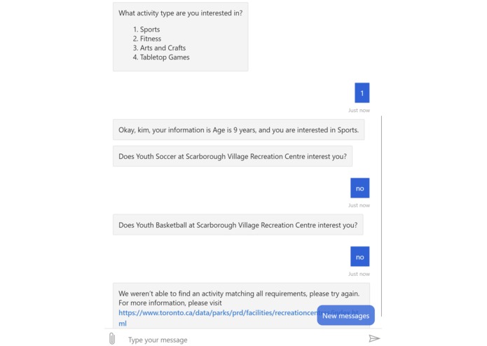 Community Connect Chatbot – screenshot 1