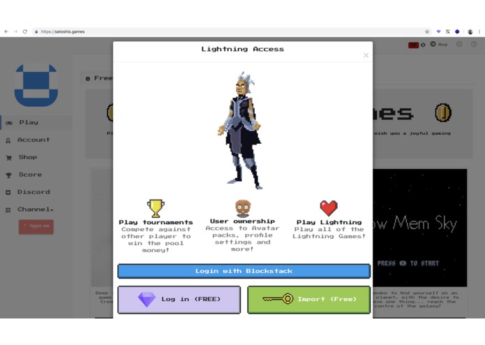 Satoshis Games – screenshot 1