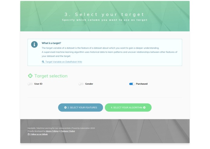 HandyML: Machine learning for non-datascientists – screenshot 4