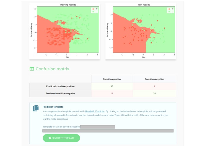 HandyML: Machine learning for non-datascientists – screenshot 10