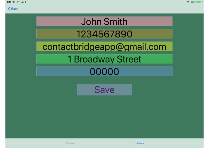 Contact Bridge App – screenshot 10