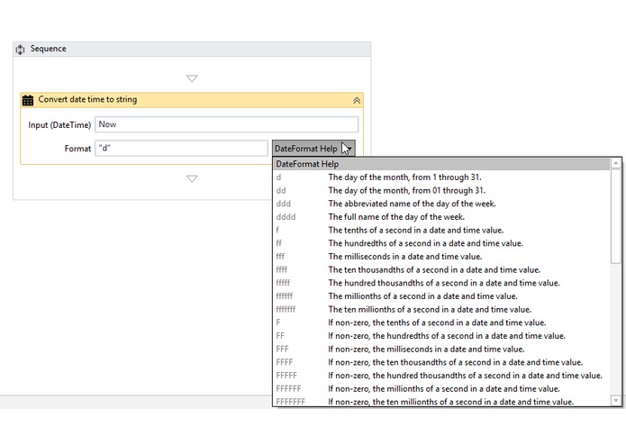 UiPath - Date Format Helper – screenshot 1