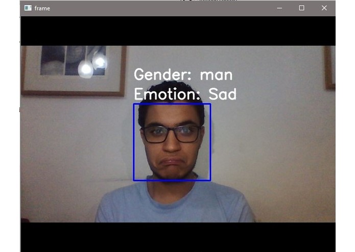 Facial detection (emotion,gender) – screenshot 4