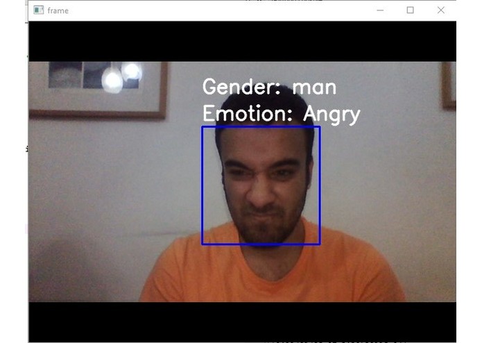 Facial detection (emotion,gender) – screenshot 12